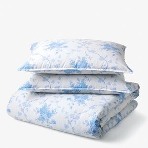 Queen bed duvet cover and matching shams from loveshackfancy